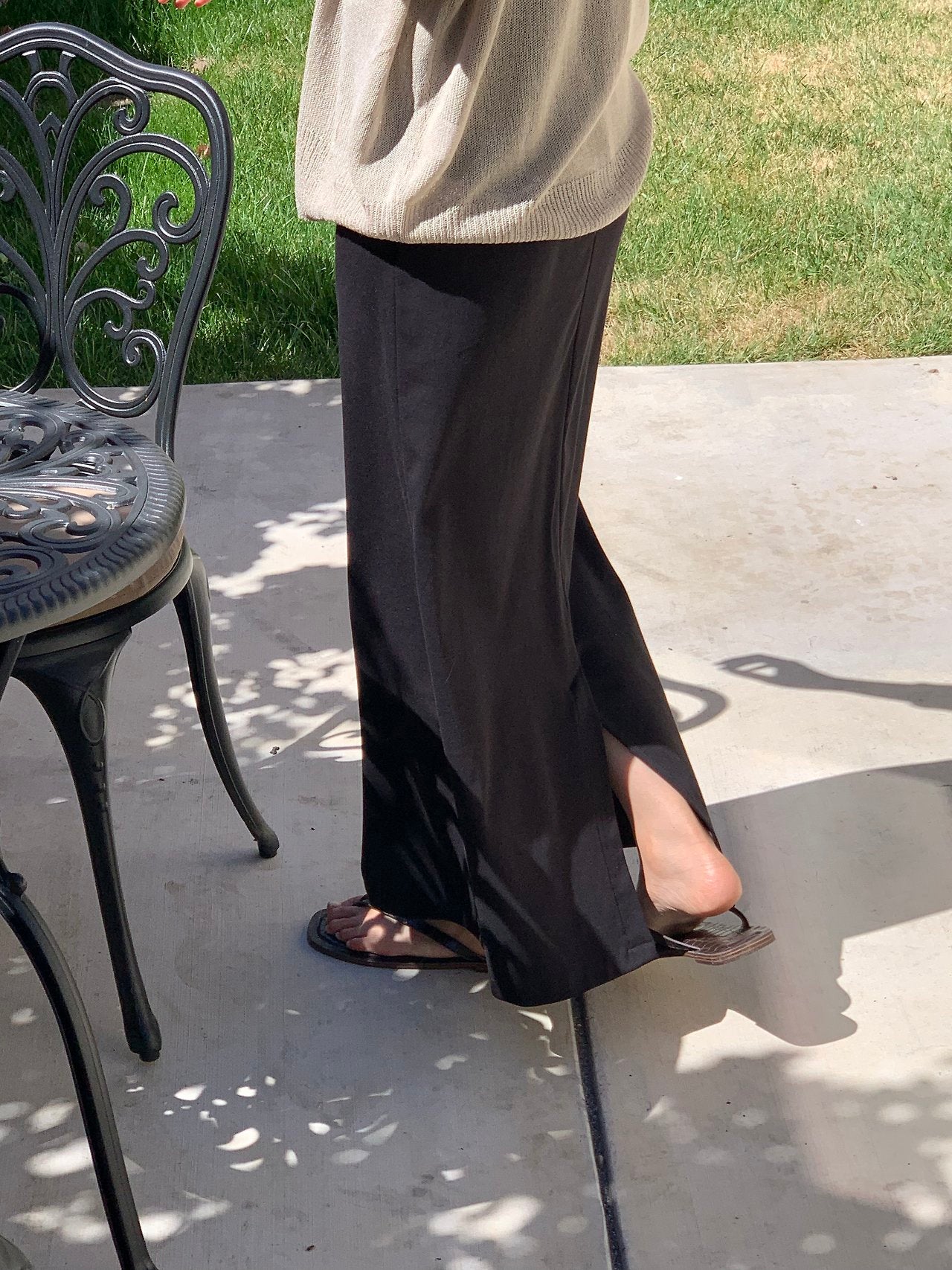 Rive jersey long skirt-4col