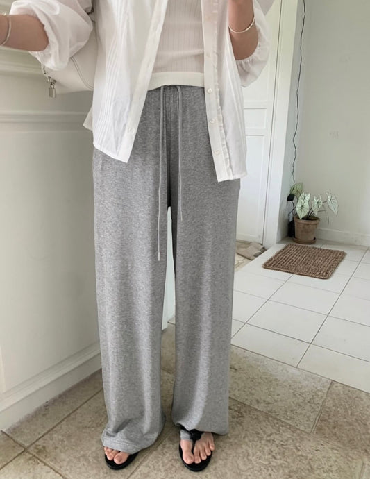 cool rib banding pants-4col