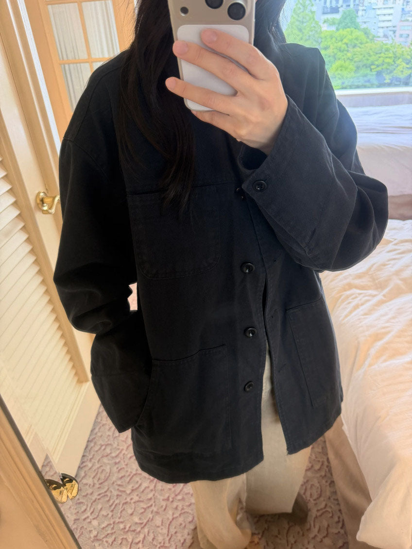 re-work cotton jacket-2col