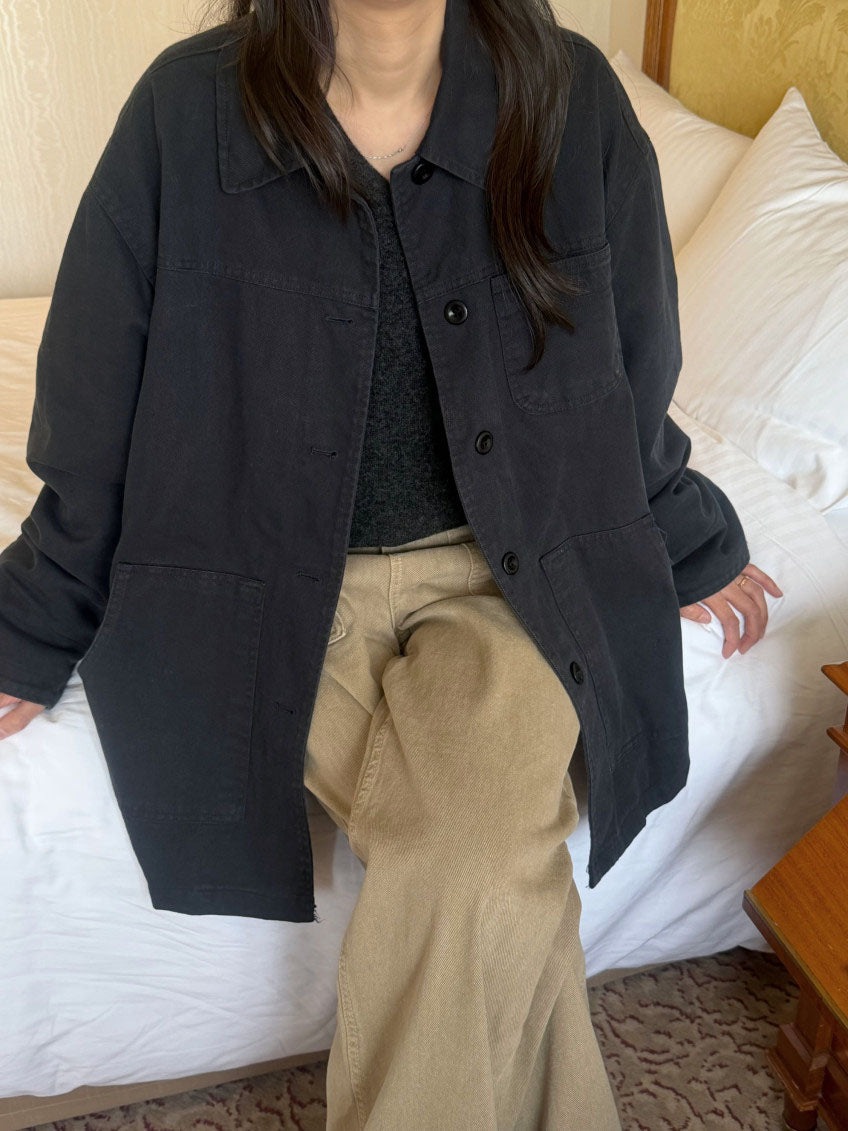 re-work cotton jacket-2col