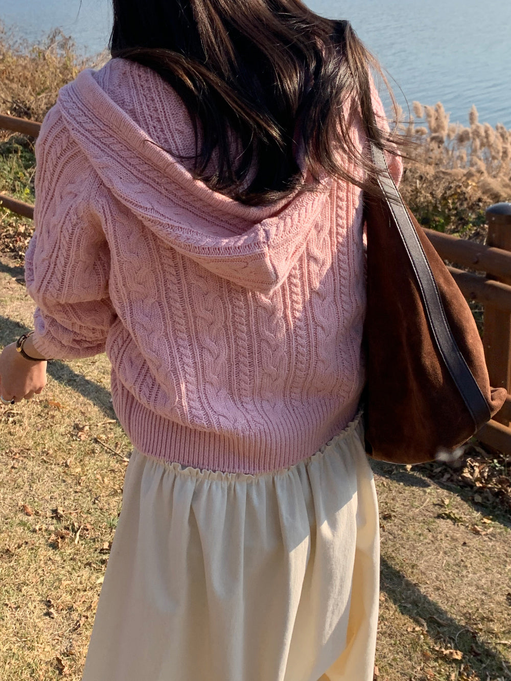 mona hood cardigan-3col