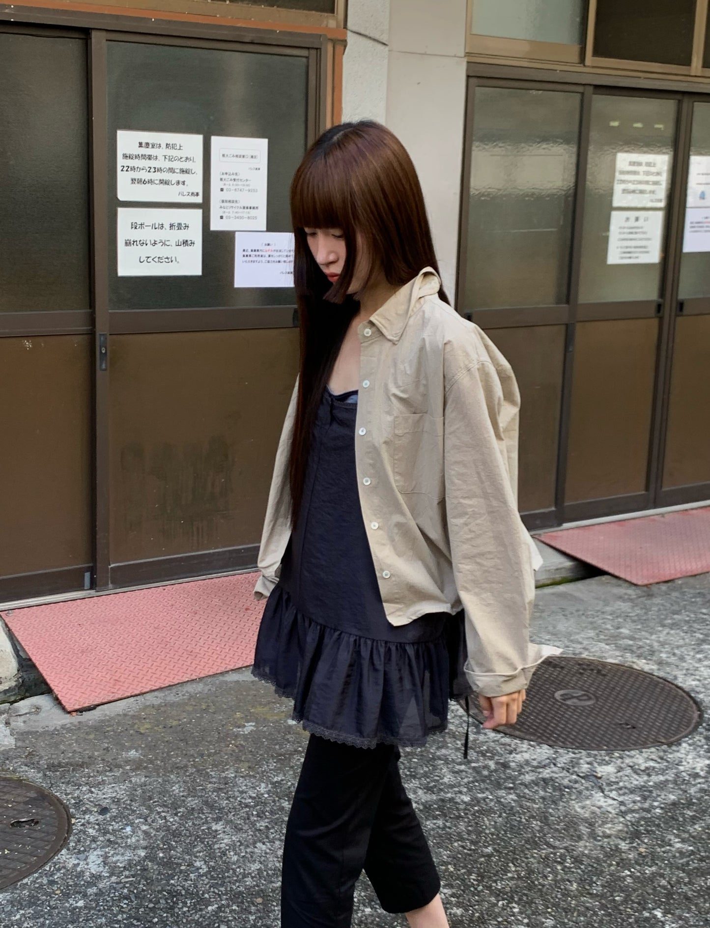 crease wire shirt-2col