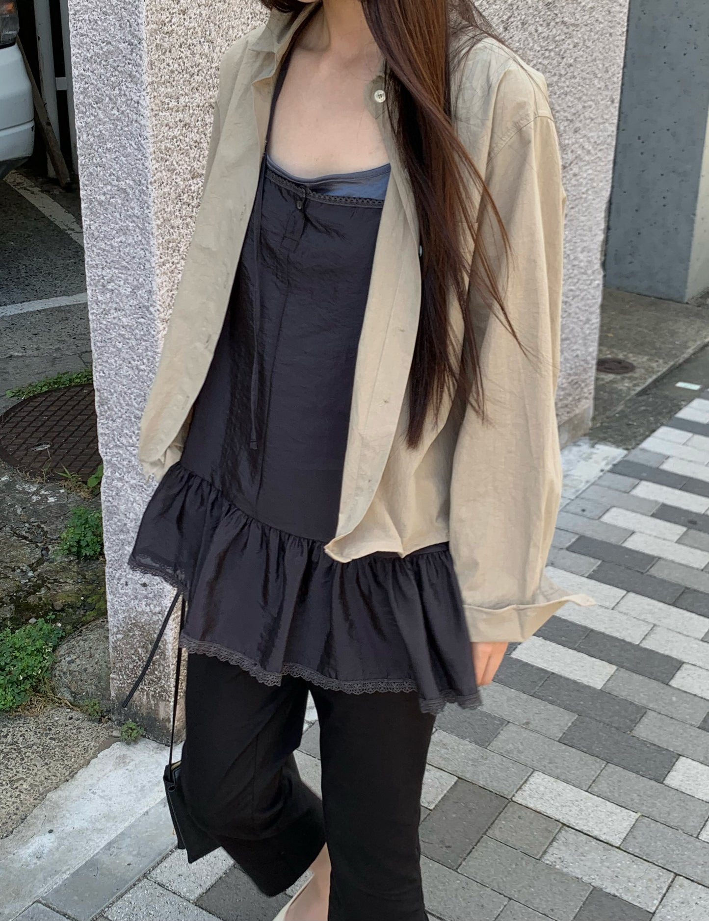 crease wire shirt-2col