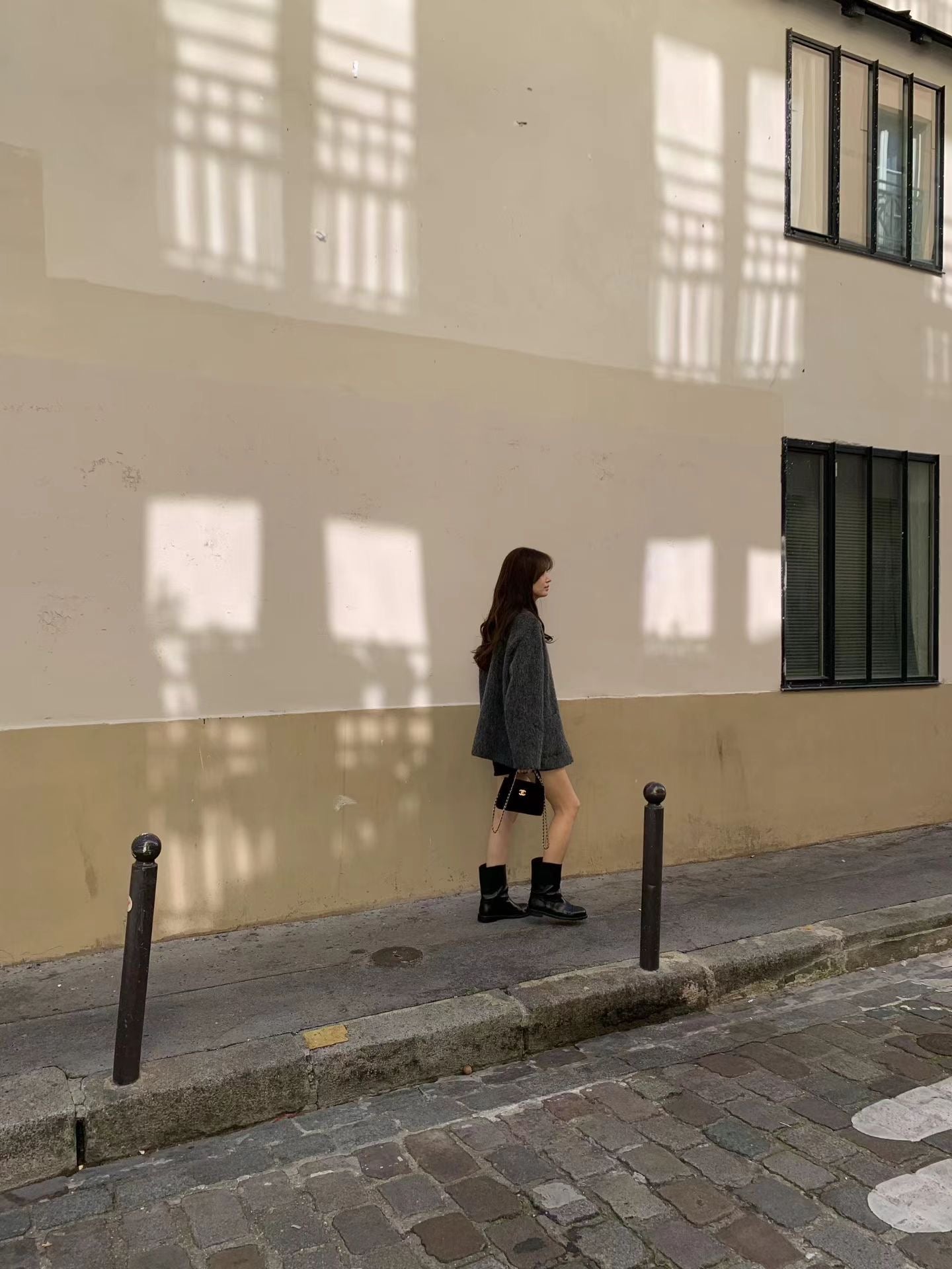 Ounce ven alpaca half coat