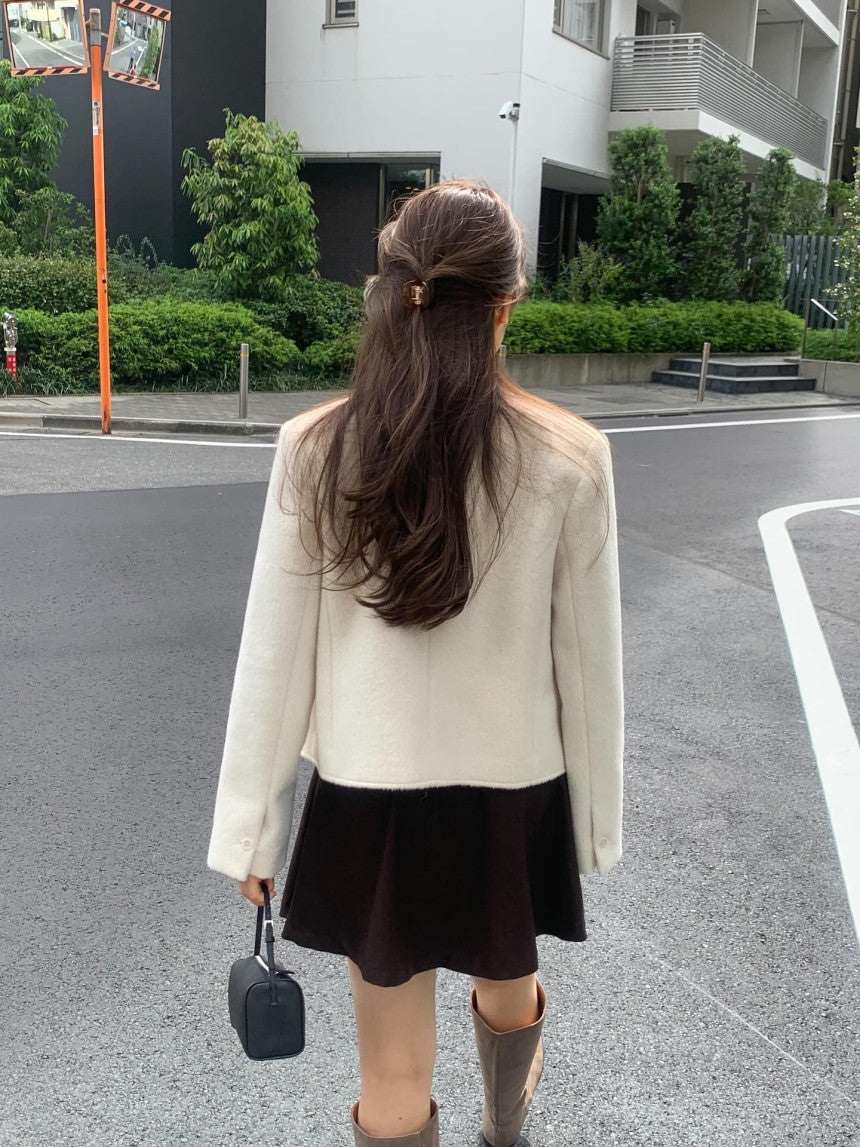 liter gloria wool jacket-2col