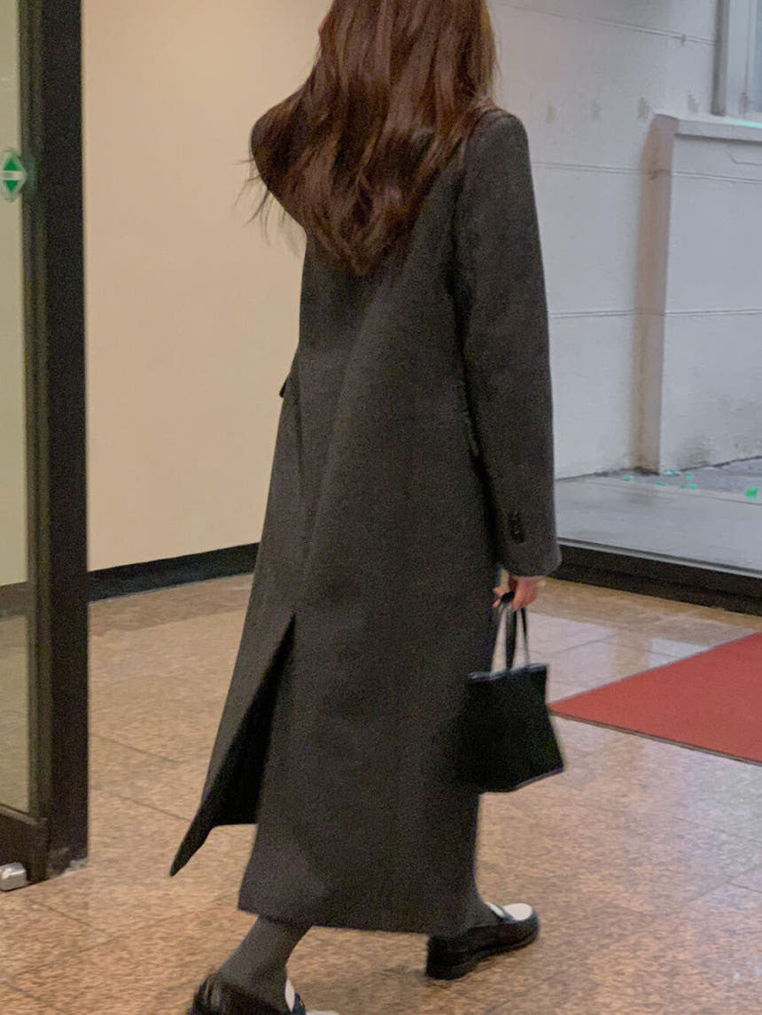 Wool single coat-3col