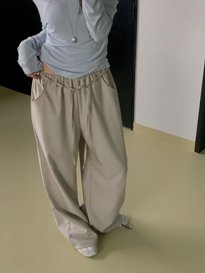 mousse wool slacks-3col