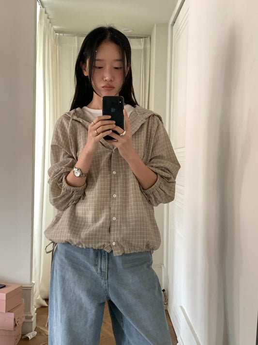 mooni hood shirt-2col