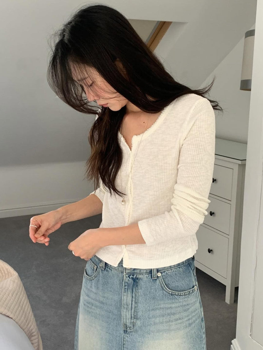 Roefin cardigan-4col