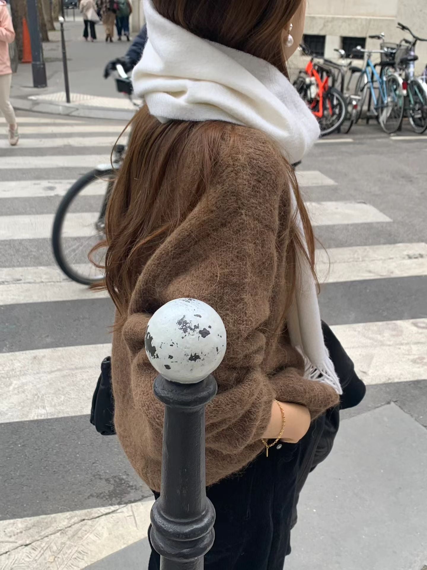 Ounce wool alpaca hair knit-3col