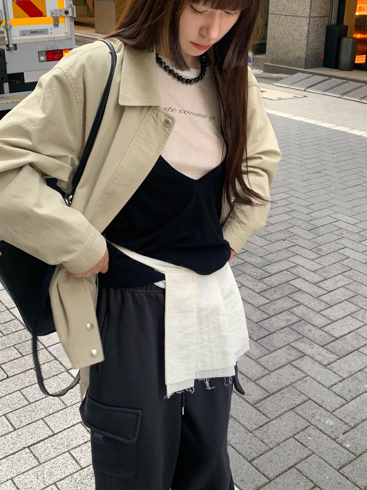 agne apron skirt-2col