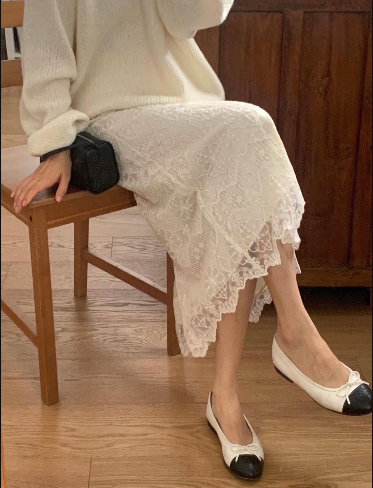 liter venice lace skirt