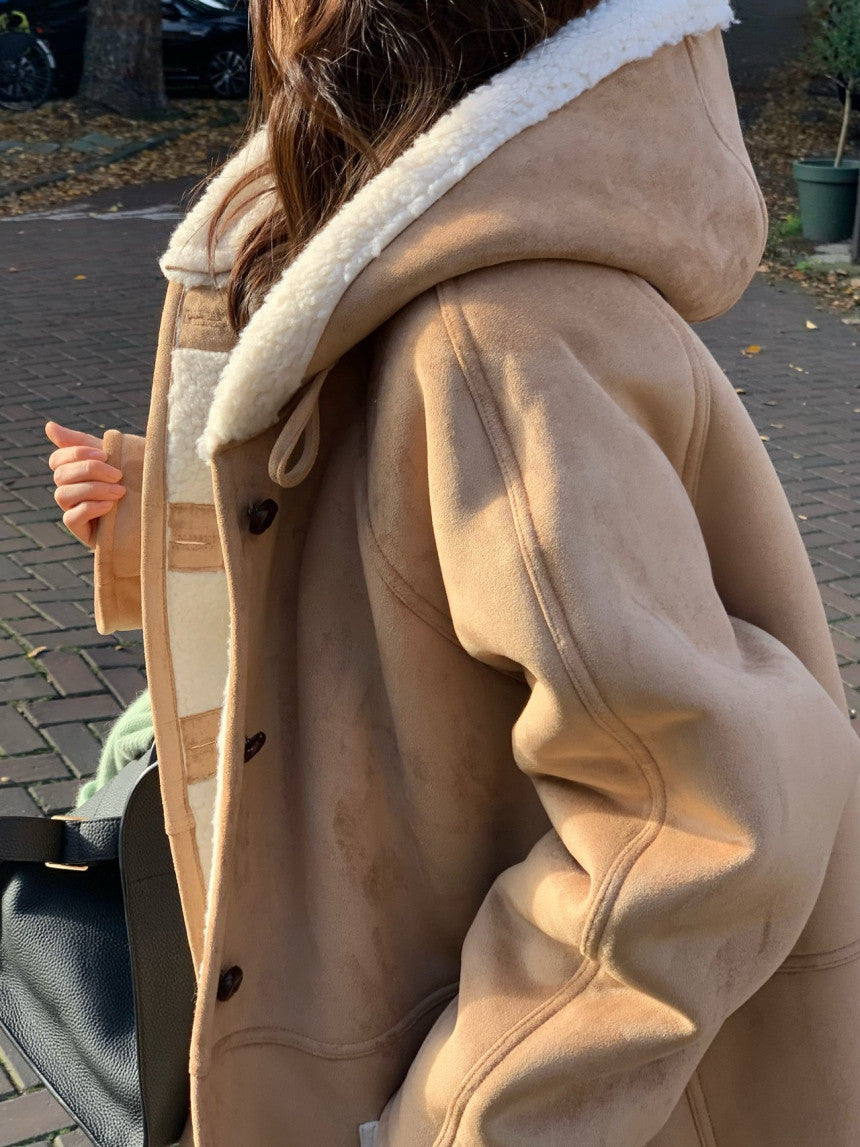 Fitz hoodie shearing half mustang