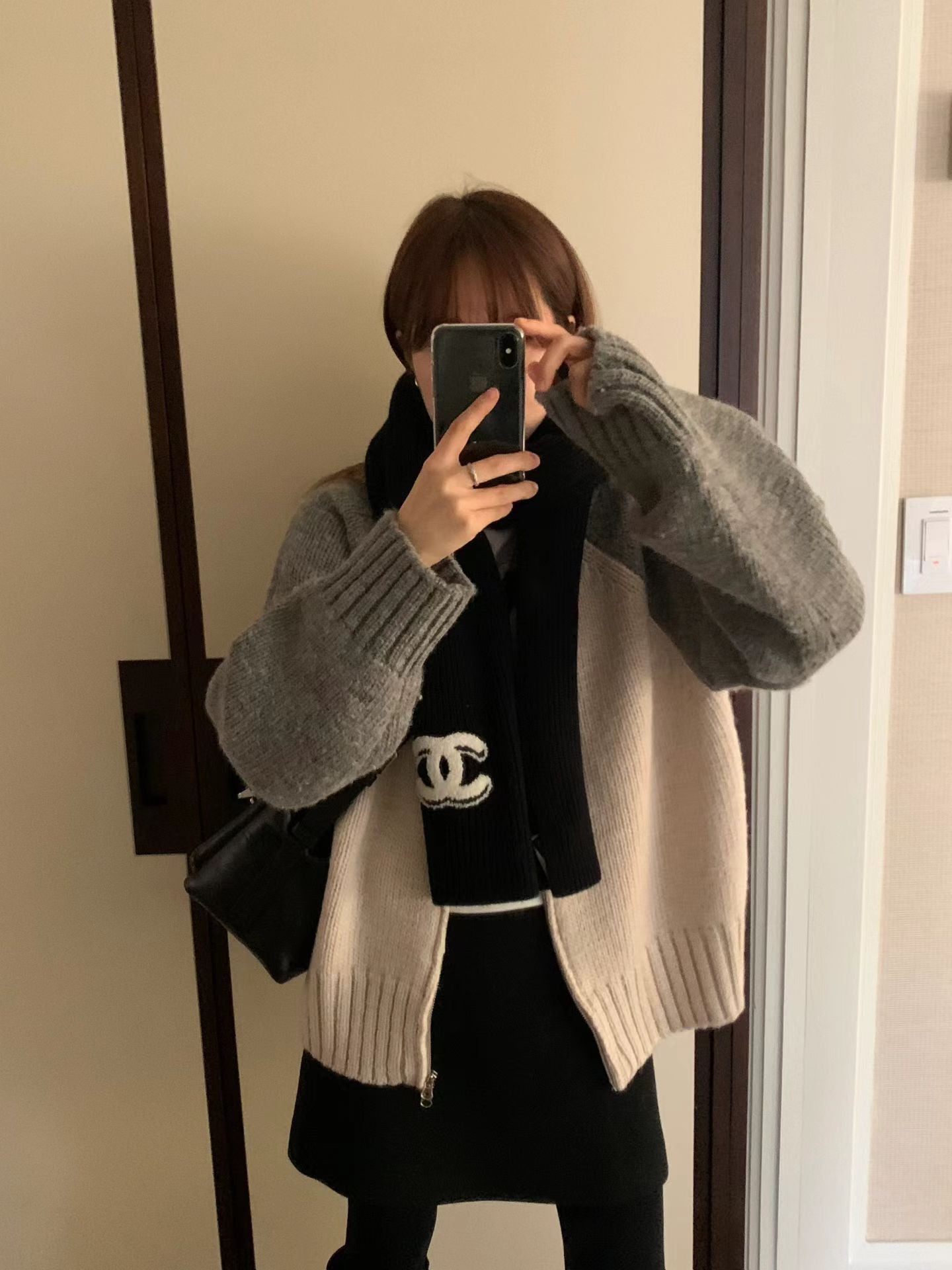 Ounce peanut raglan zip-up-2col