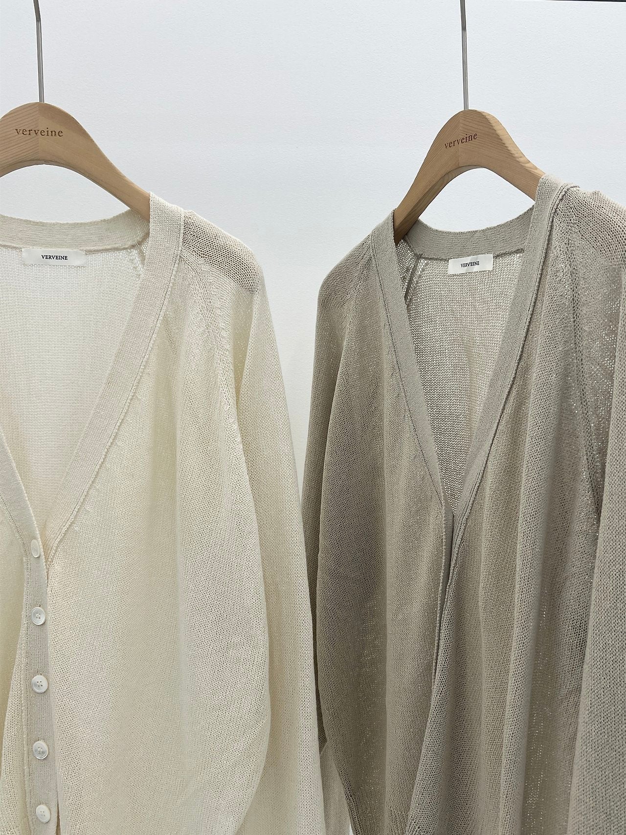 cream即納 Vera summer V-neck cardigan-2col