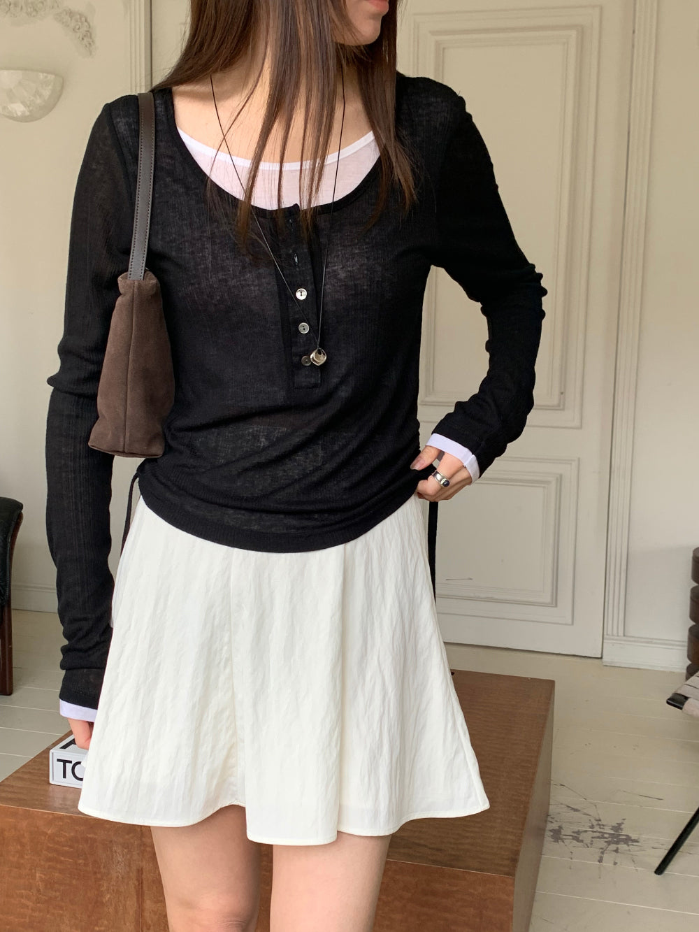 veil string T-4col