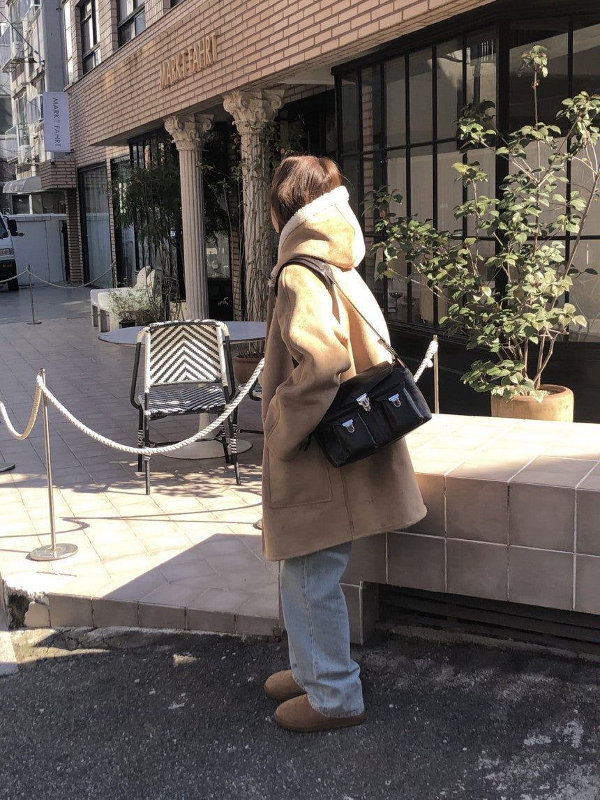 Fitz hoodie shearing half mustang