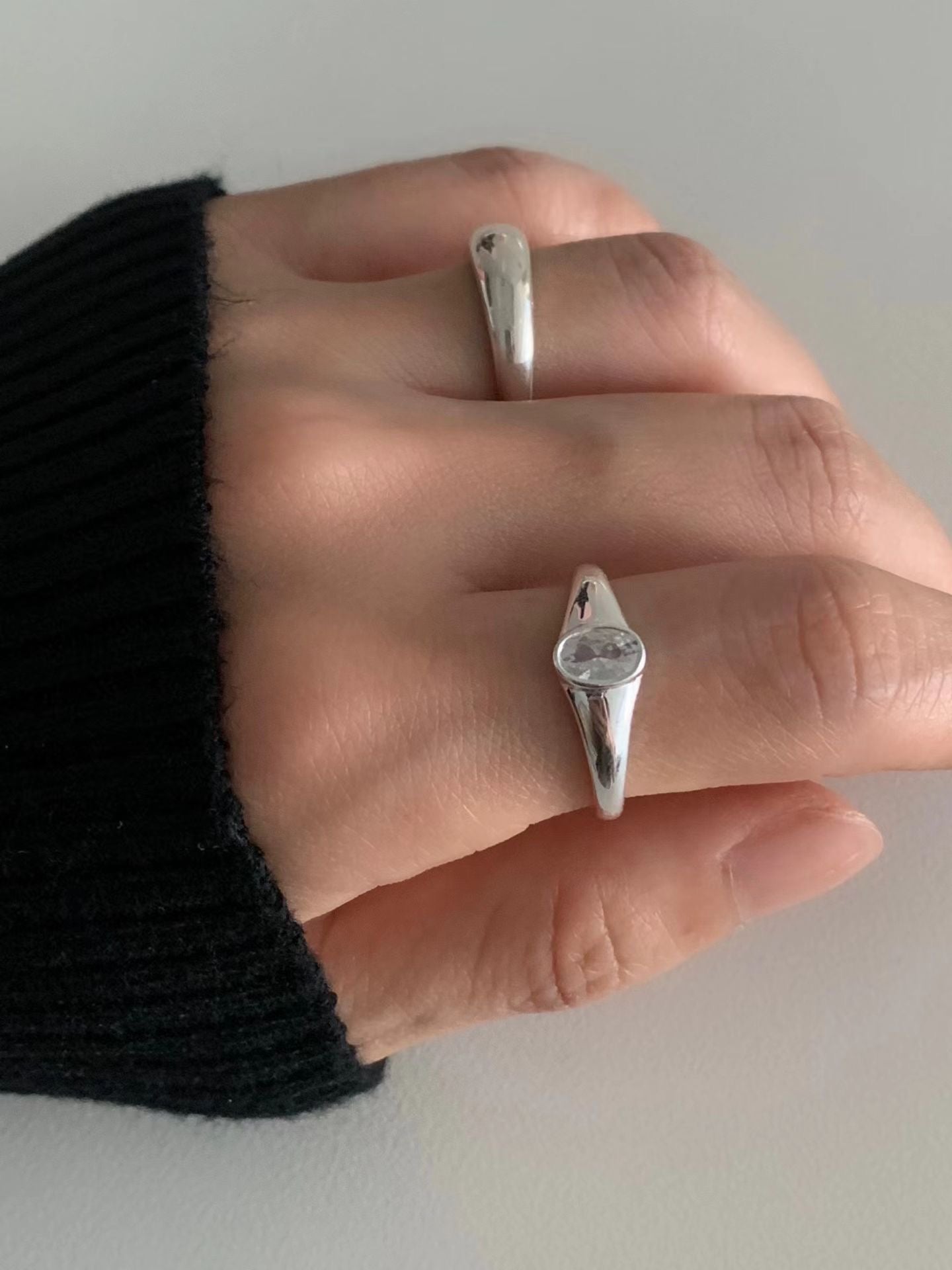 Classic Cubic Opening Ring