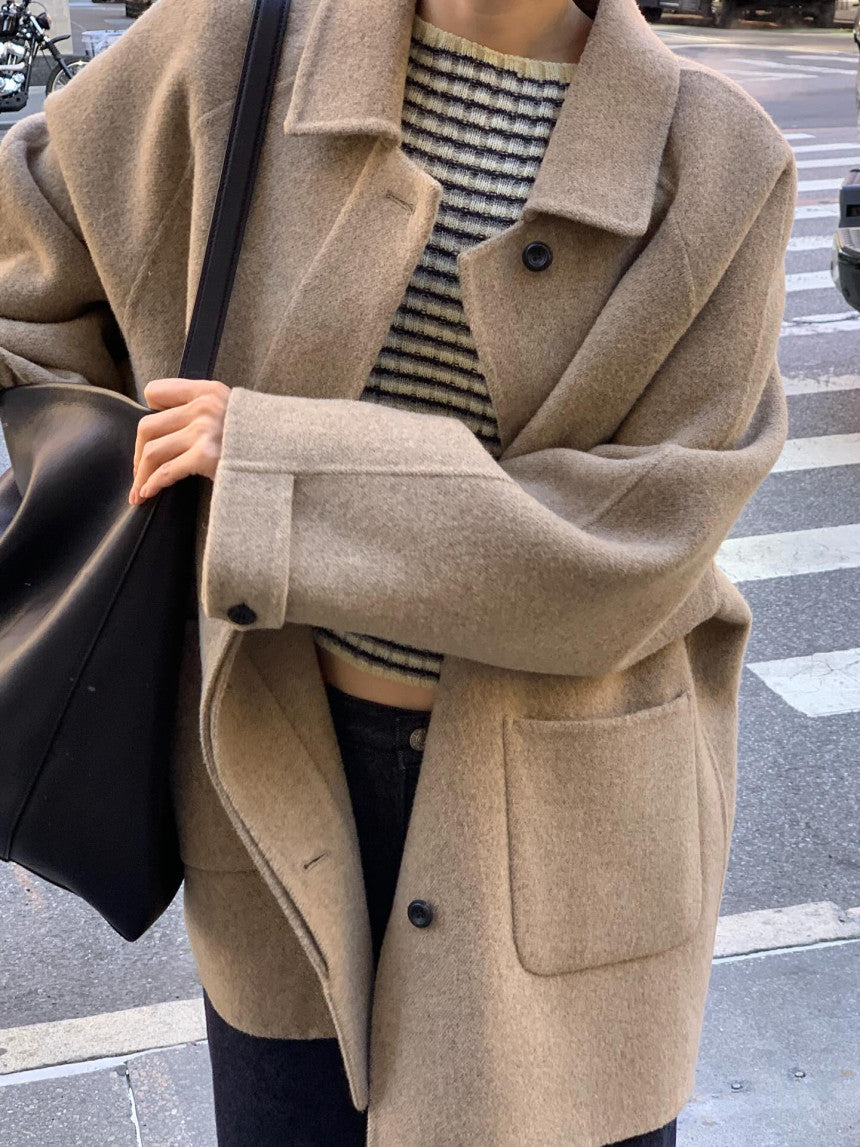 Bruni half handmade coat