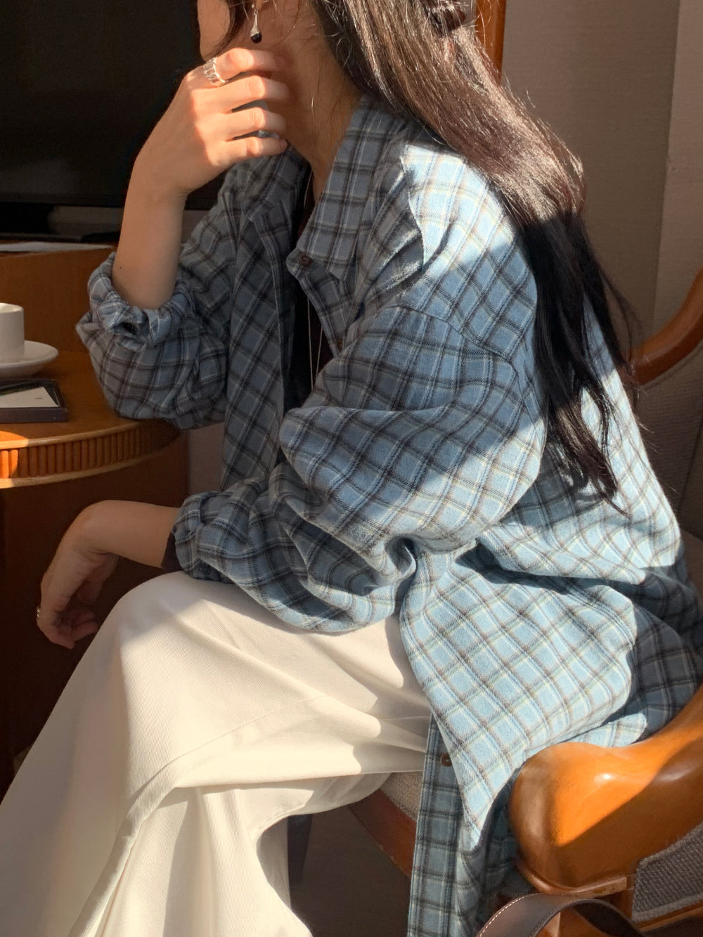 tint check gimo shirt-2col