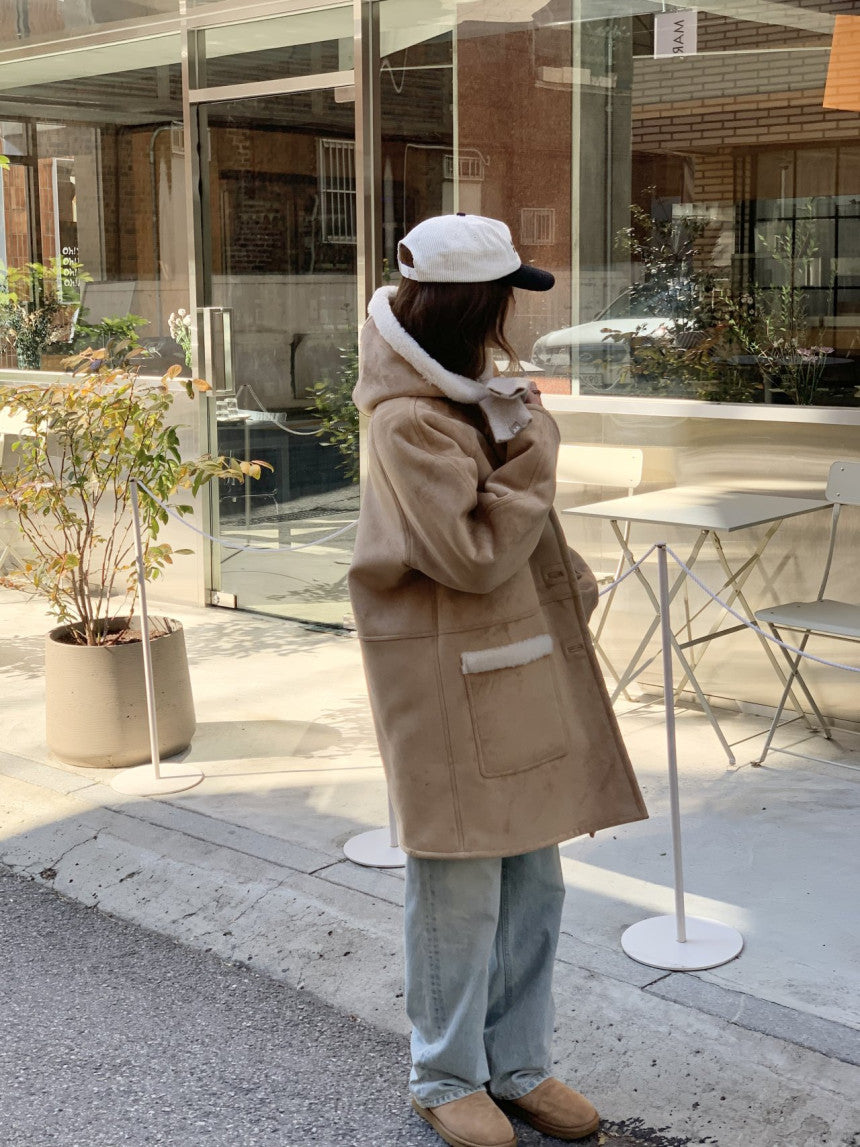 Fitz hoodie shearing half mustang