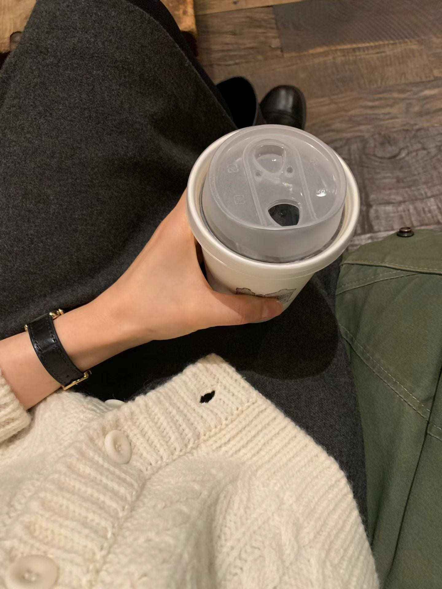 Ounce karen cable cardigan