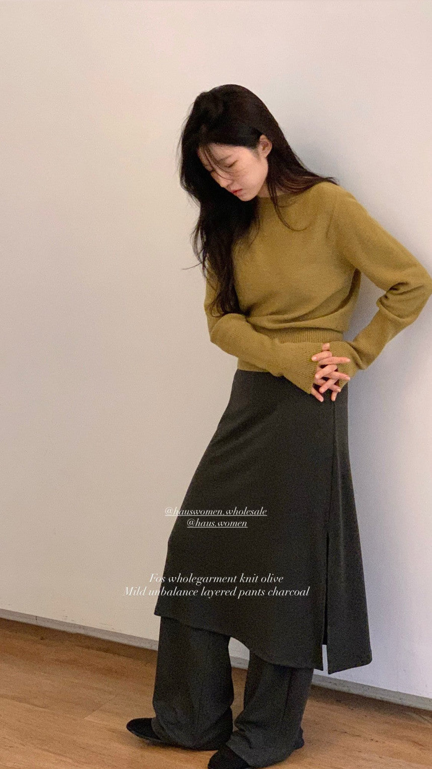 Haus fos holegarment knit-3col