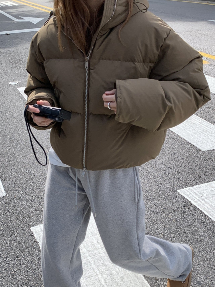 Noa hood duck down padding-3col