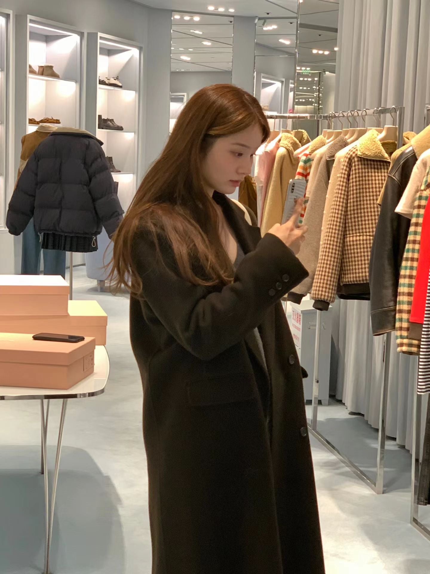 Ounce handmade tate cashmere coat-3col