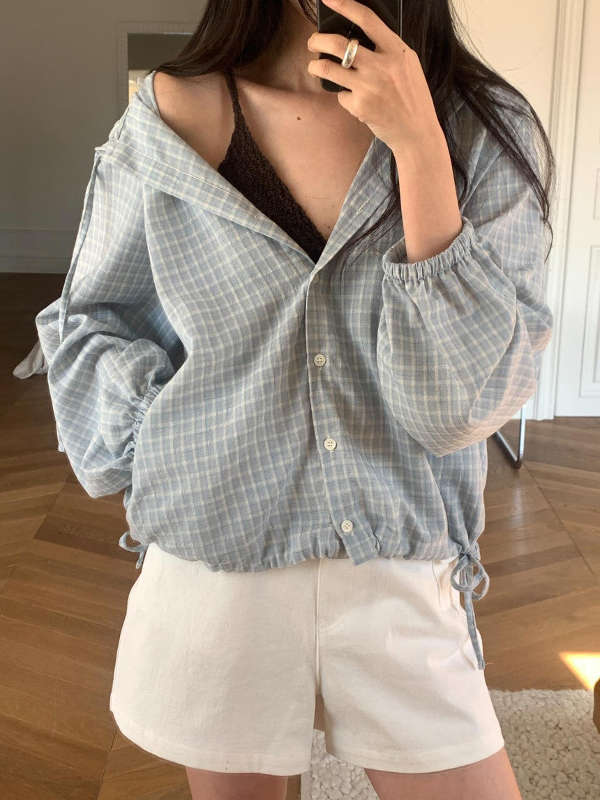 mooni hood shirt-2col