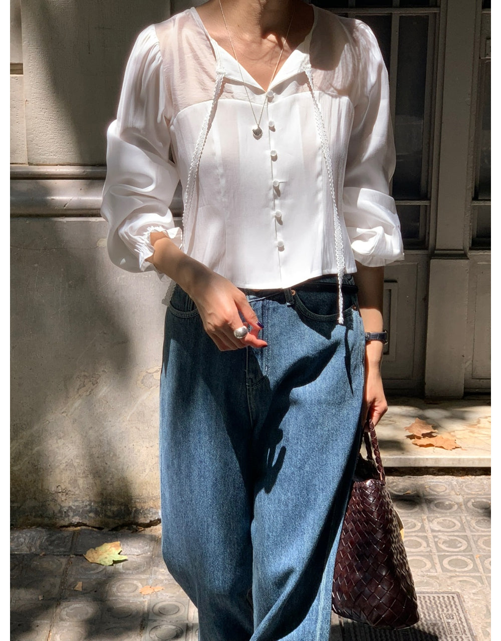 Shining blouse-3col