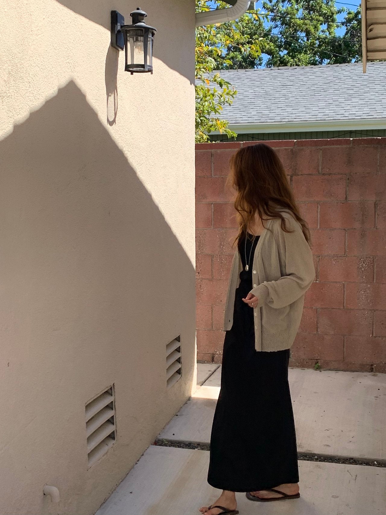 cream即納 Vera summer V-neck cardigan-2col