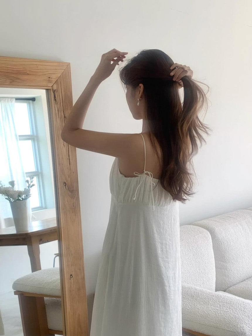 Oz shirring string onepiece-2col
