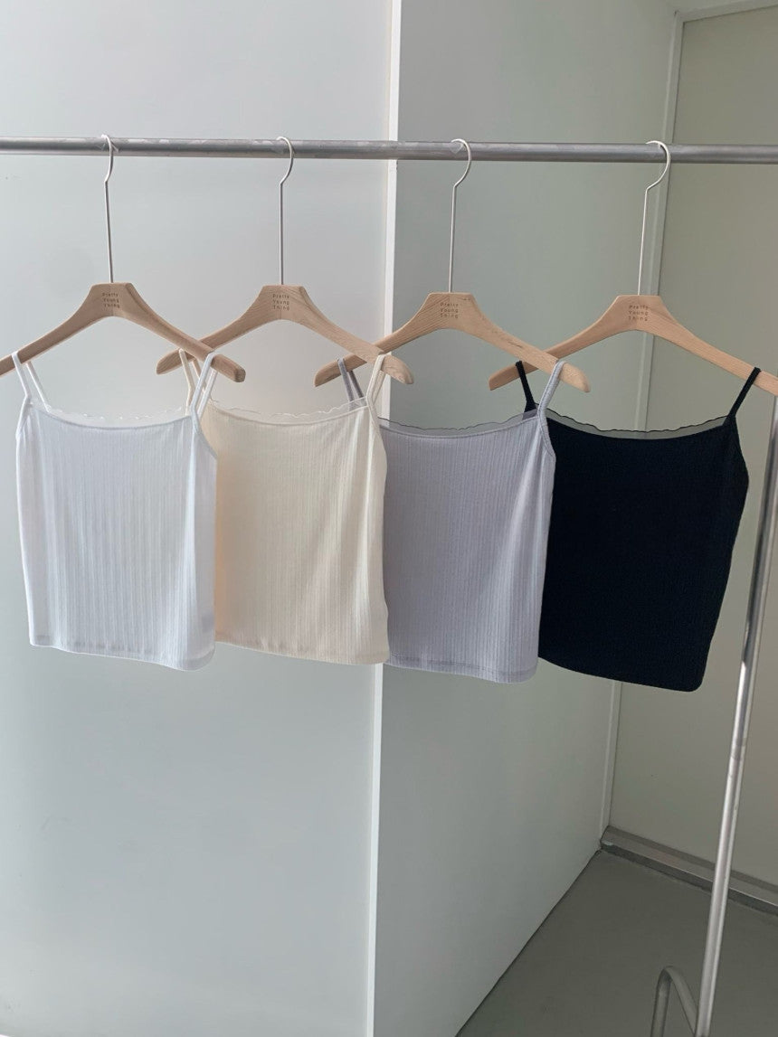 Roots lace sleeveless-4col