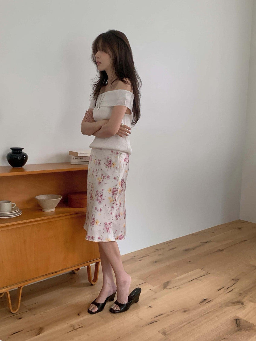 Flower skirt-2col