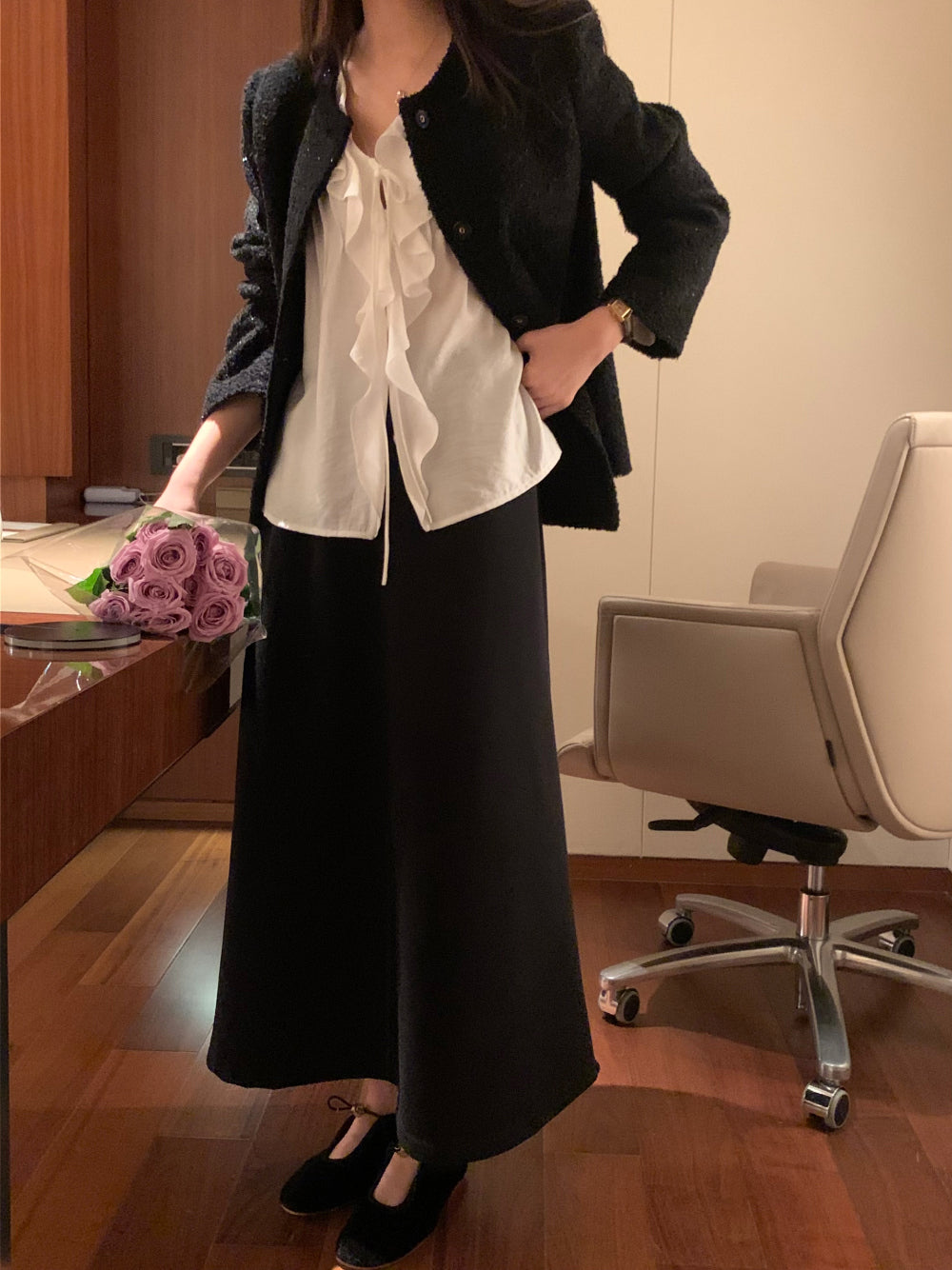 Macaron banding skirt-4col