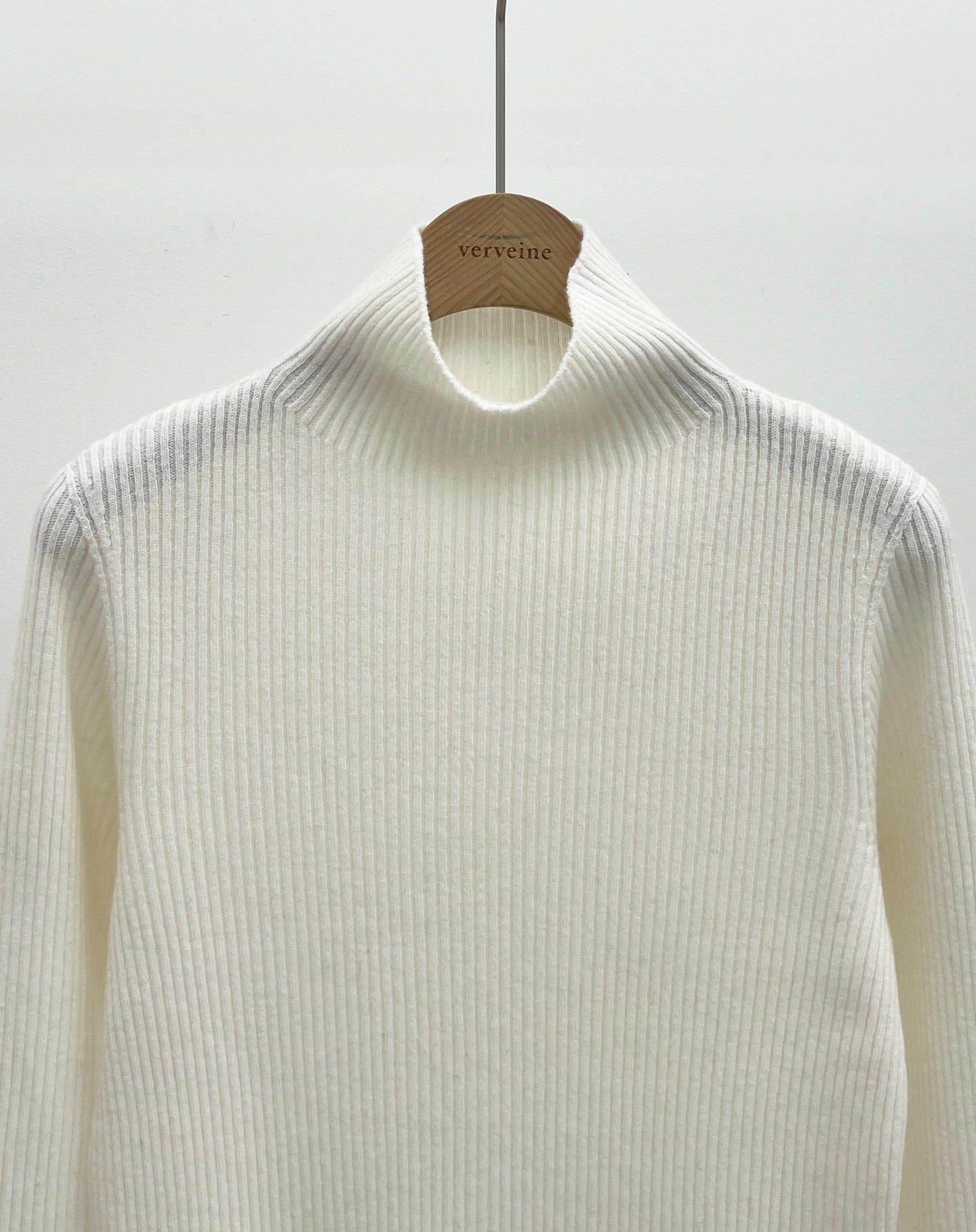 Chloe rib turtleneck holegarment knit-4col