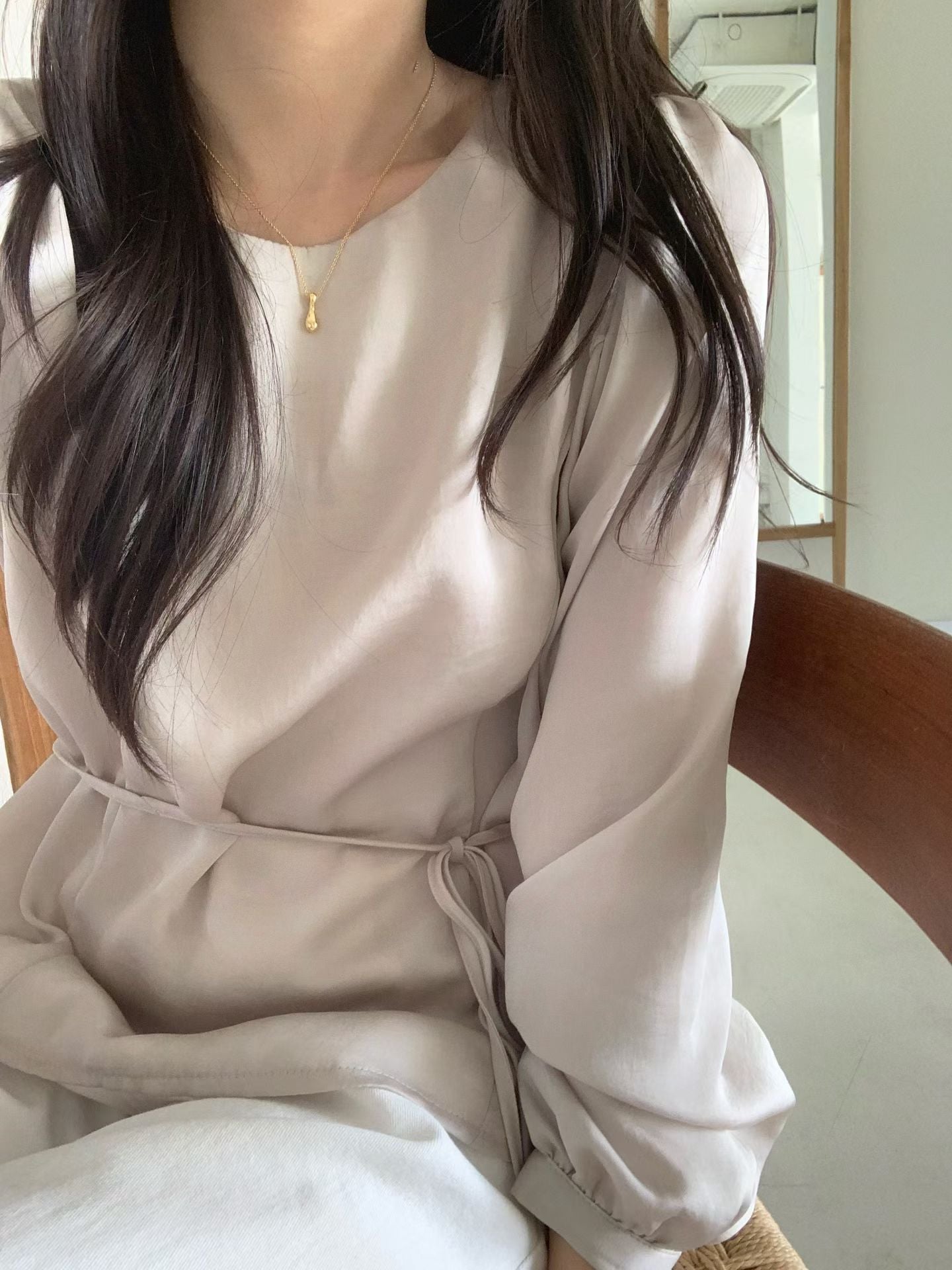 dear satin blouse-3col