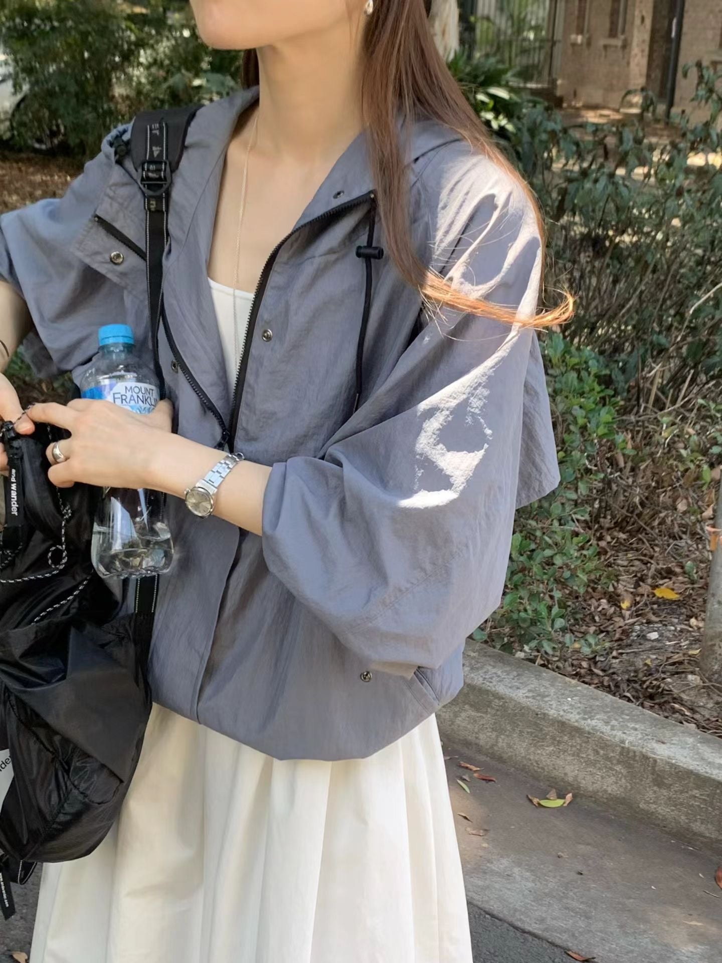 Ounce shine hood jumper-2col