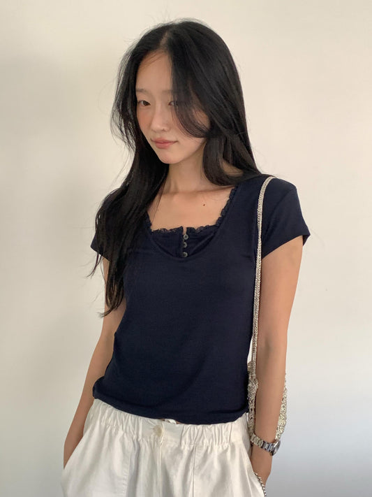 romi lace T-5col
