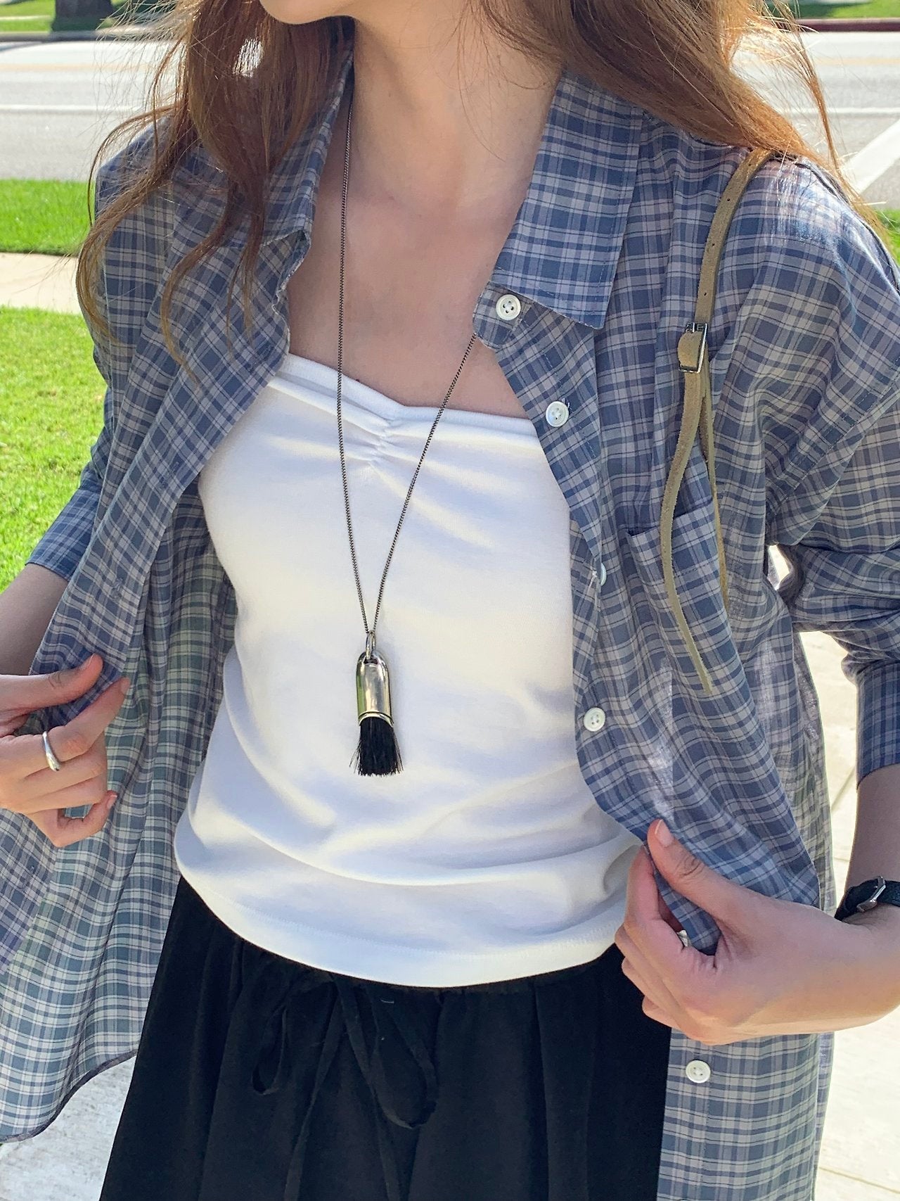Halen check shirt-2col
