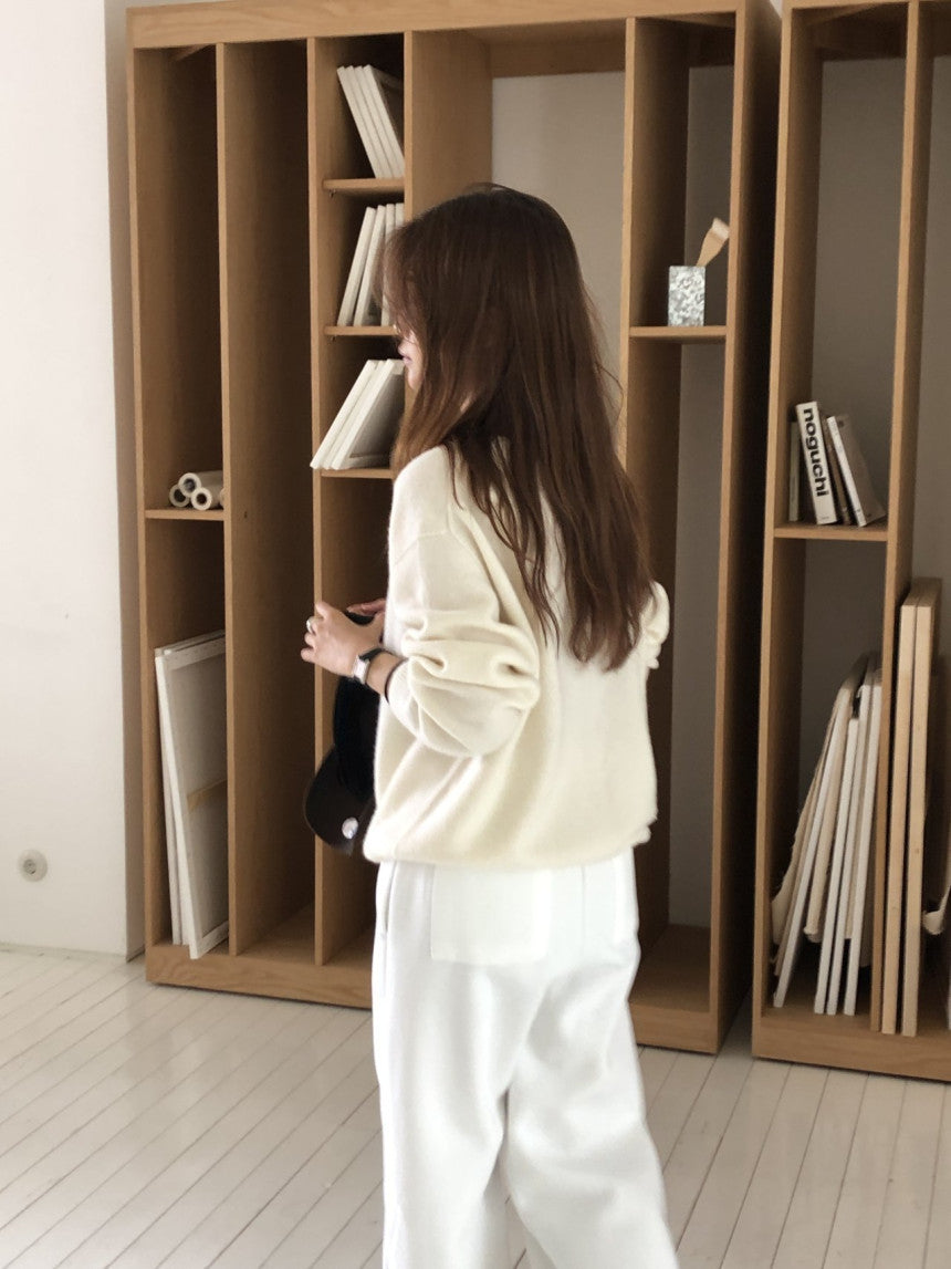 Elin cashmere wholega boat neck knit-4col