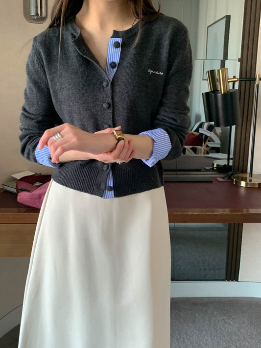 ami s.t cardigan-3col