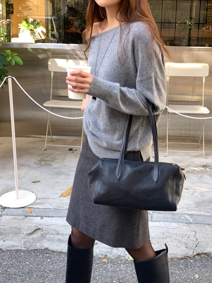 Siena fox unbalance knit-3col