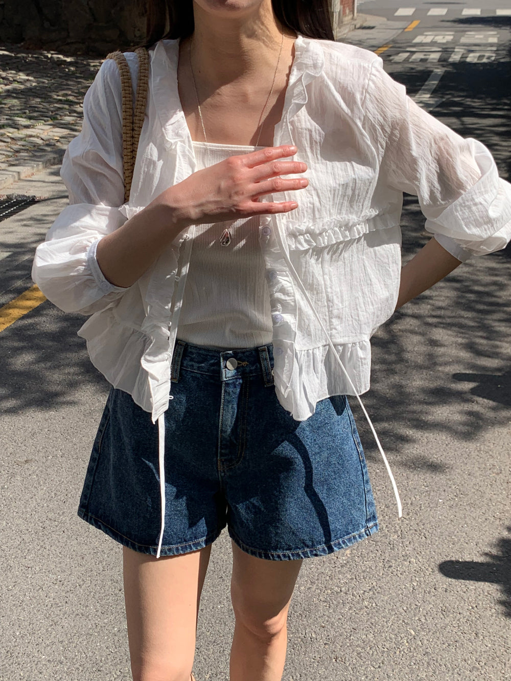 winner denim shorts-2col