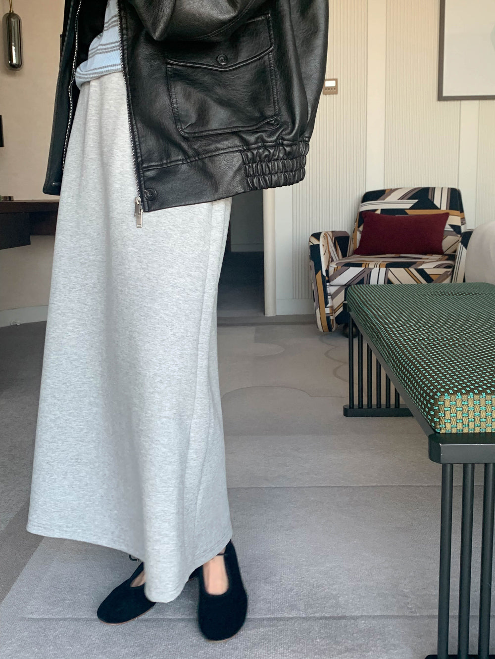 Macaron banding skirt-4col