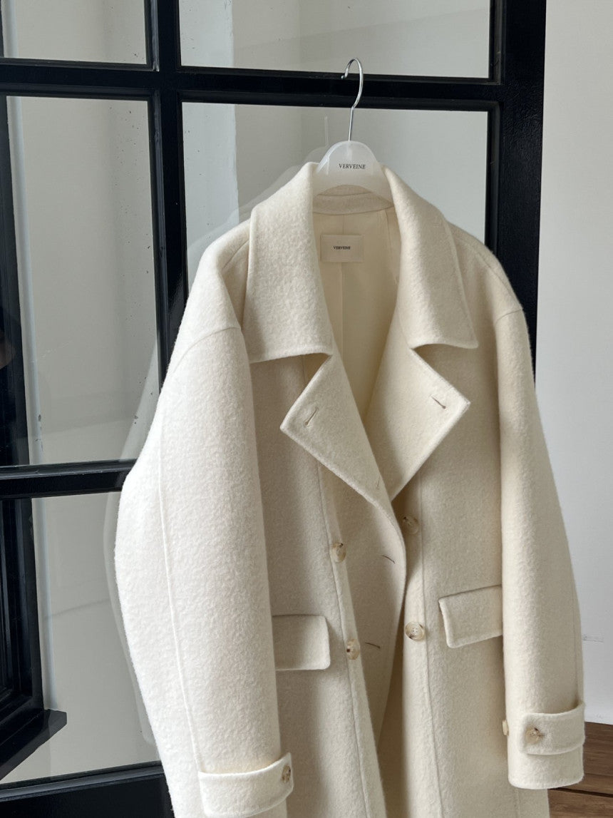 Ellen double handmade coat-2col