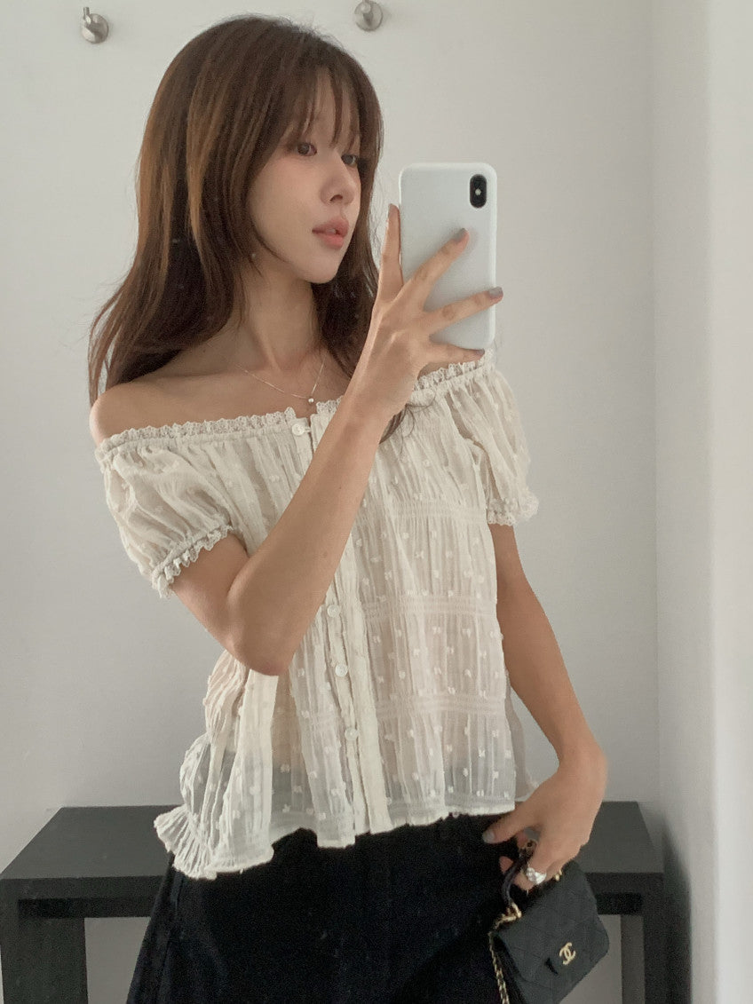 popcorn blouse-2col