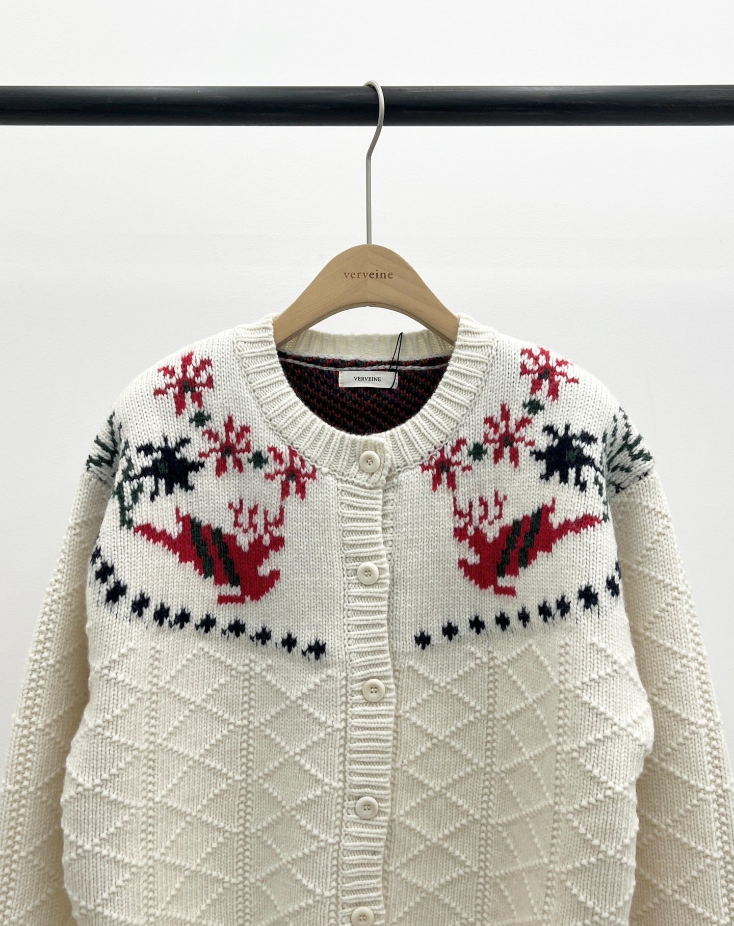 Rudolph wool round cardigan-2col