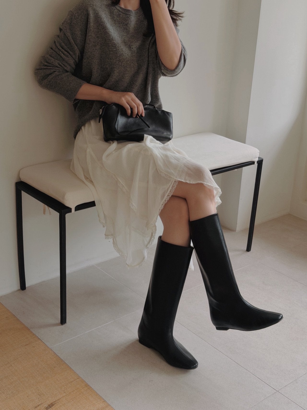 hidden wedge boots.